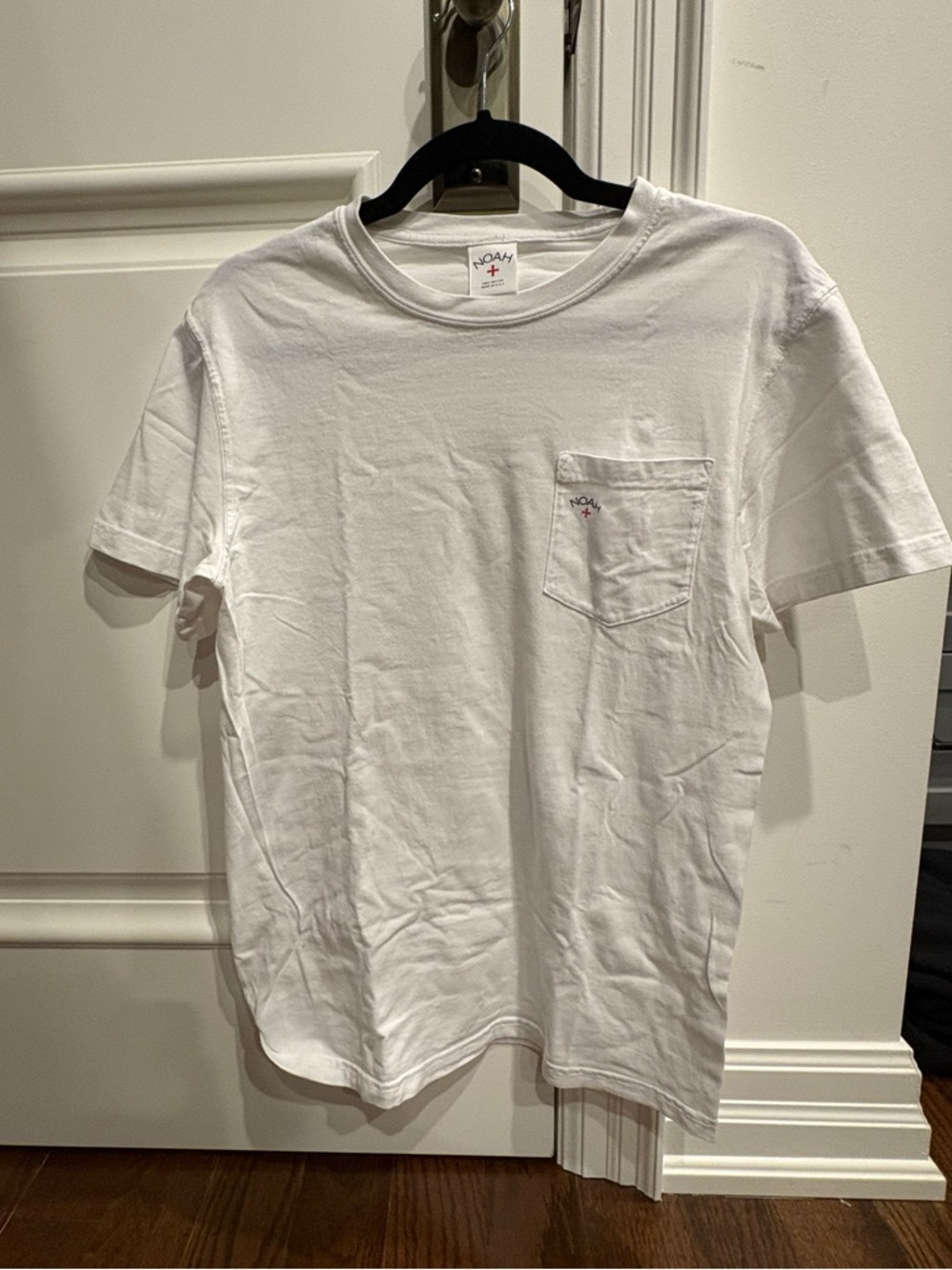 Noah White Pocket T-Shirt – Size Small – Made in USA